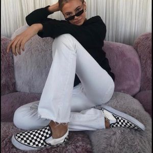 Checkered Slip on Vans